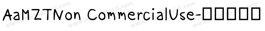 AaMZTNon CommercialUse字体转换